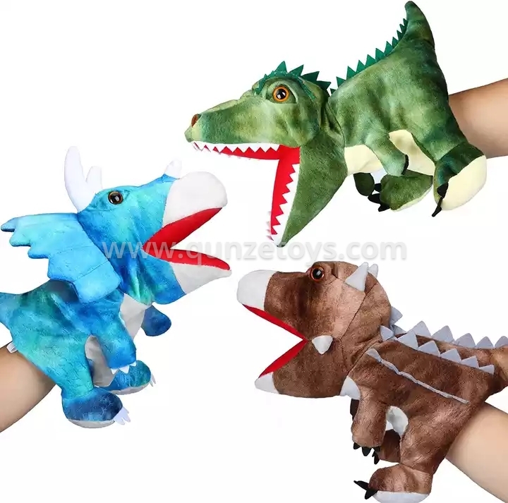 Early learning children plush multi animal kids toy educational toys t rex dinos