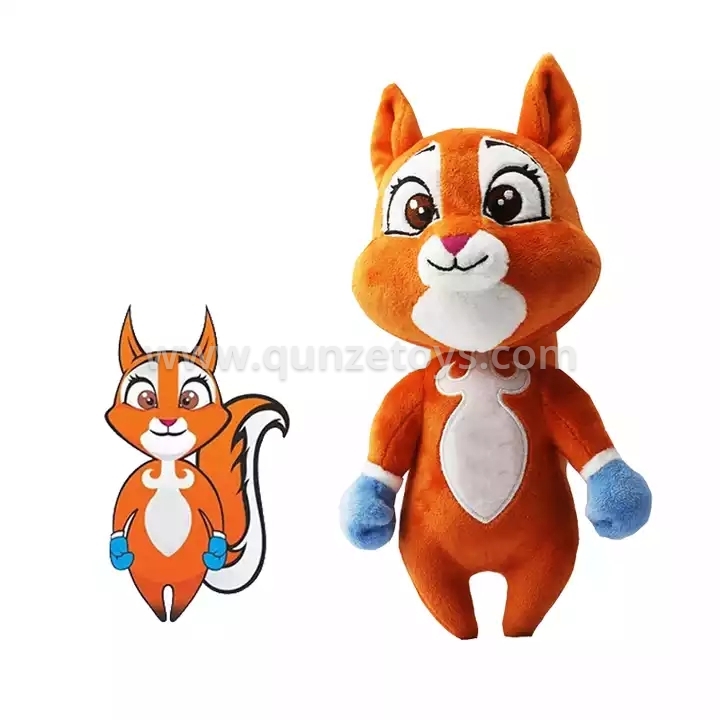 CE OEM ODM High Quality Promotional Mascot Cartoon Plush Doll Customized design 