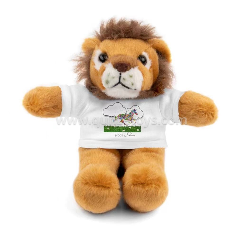 Custom jungle small animal cute lion plush toy