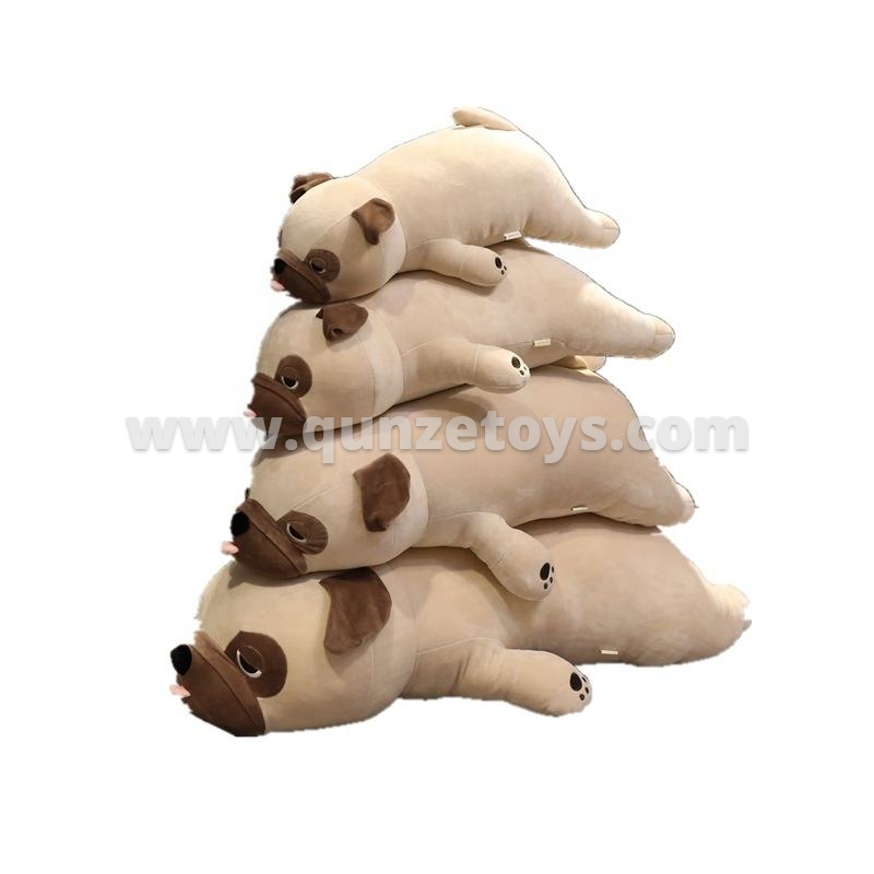 Amazon Hot Selling Super Soft Stuffed Bed Pillow Cute Kawaii Dog Cushion Home co
