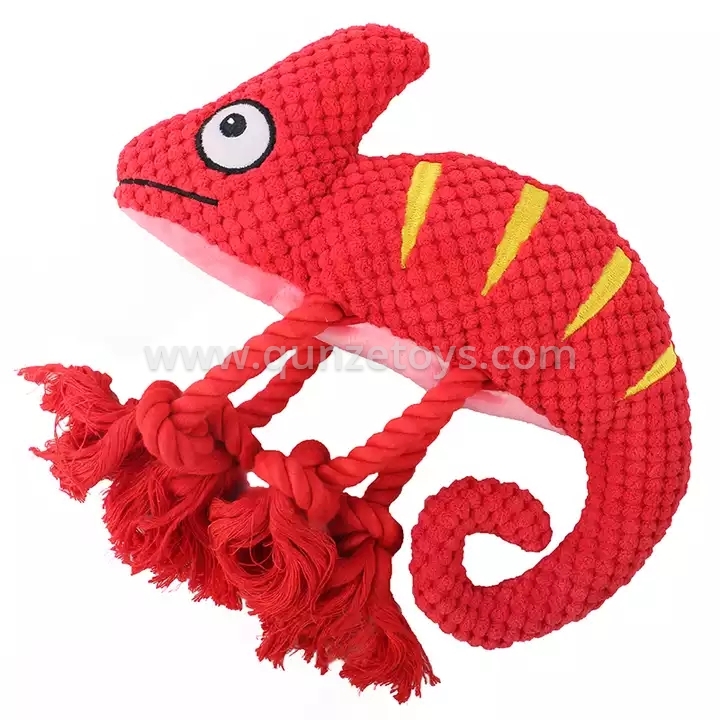 High Quality Pet Plush Toy Squeaky Plush Dog Toys Stuffing Animals Christmas squ