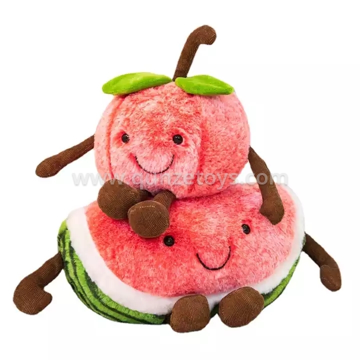 Factory Best Price Creative Watermelon Plush Toy Fruit Doll Claw Machine Plush D