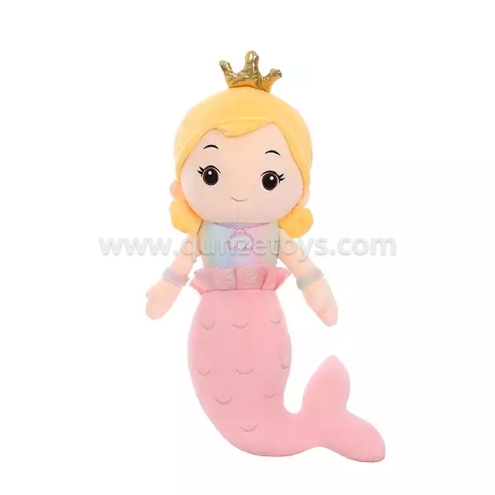 Cute Mermaid Rag Doll Princess Plush Toy Fish Plush Toy Girl Doll Gift for Girls