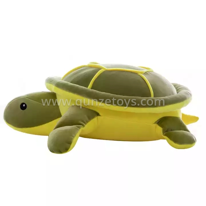 Wholesale Ocean Sea Animal Cute Green Tortoise Turtle Plush Pillow Stuffed Toy f