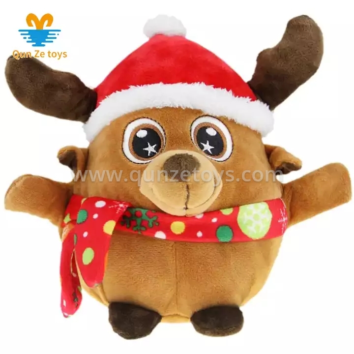 wholesale Cute Reindeer Soft Plush Stuffed Toy Doll Decoration Toys For Kids Bir