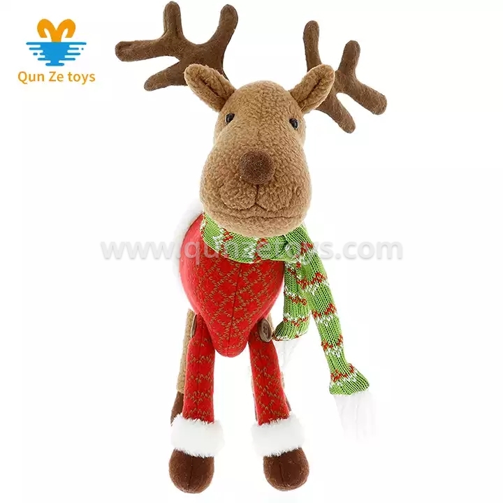Christmas Stuffed Animal Reindeer Plush Toy For Boys and Girls Christmas Toys