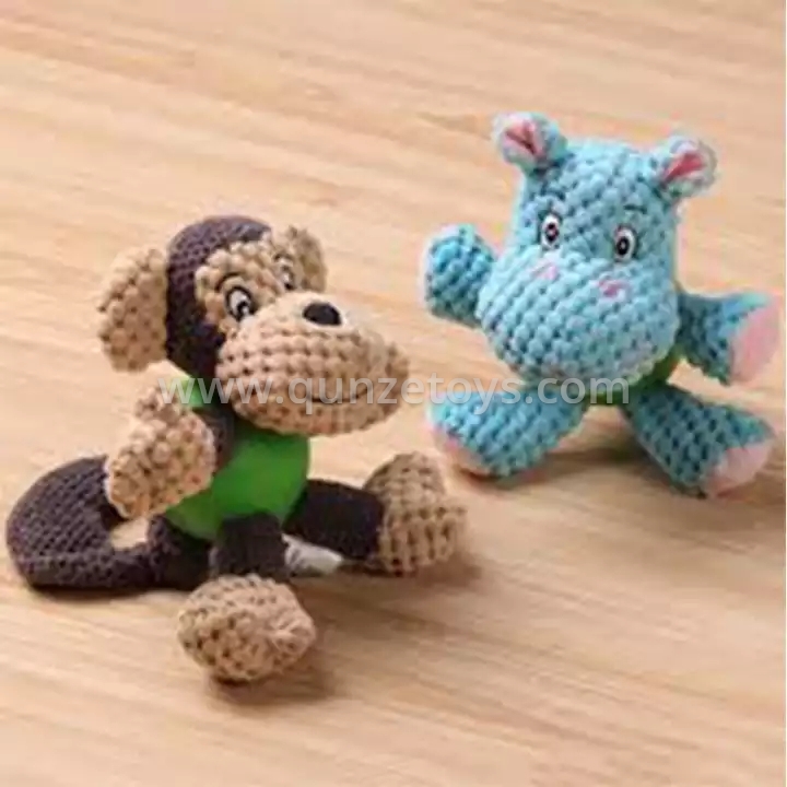 Factory Cheap OME Stuffed Animals Toys Christmas Squeak Pet Dog Chew Toys with R