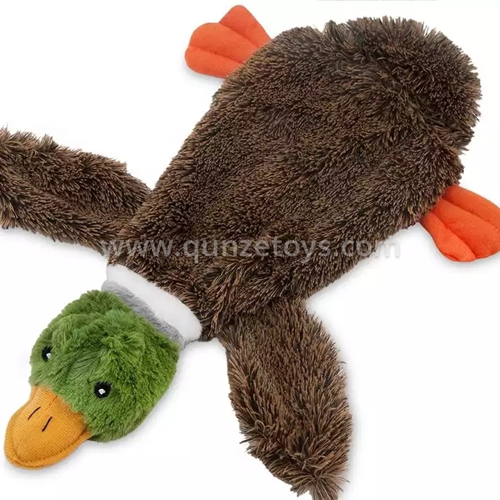Fun Skin Stuffed Dog Squeaky Toy and Plush toys best 2-1 Dog Chew With Squeaker 