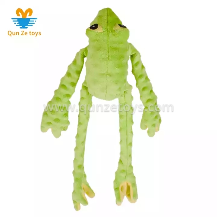 High Quality Wholesale Factory Design Frog Shape Plush Pet Dog Plush Toys