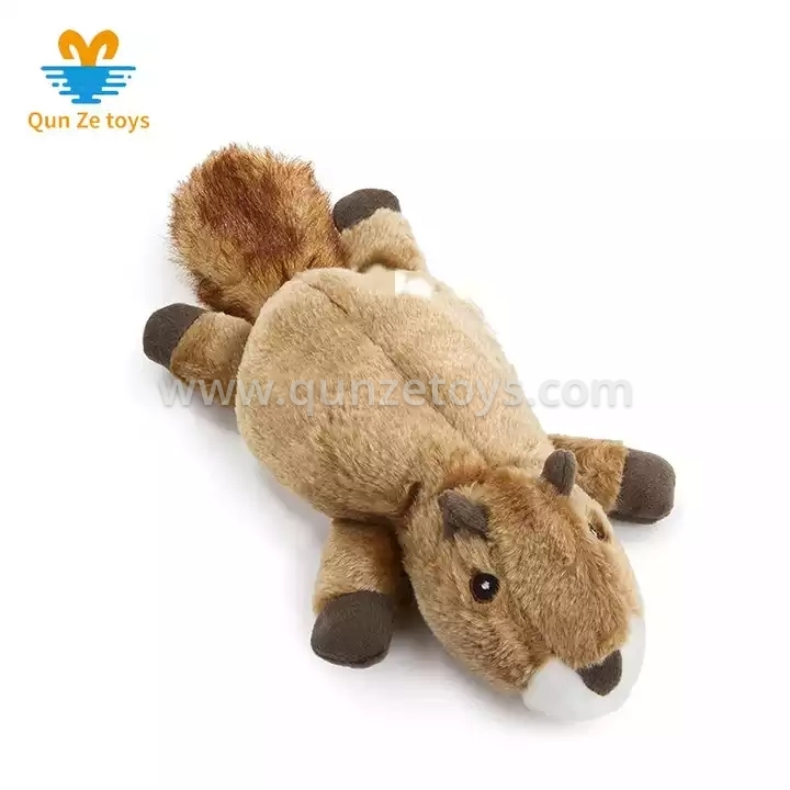 Hot Sale Wholesale Realistic High-pile Stuffed Animals Squeaker No Stuffing Pet 