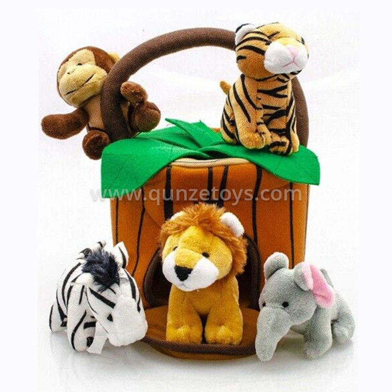 Manufacturer Stuffed Animals Plush Tiger/Lion/Monkey/Elephant/Zerba Stuffed Anim