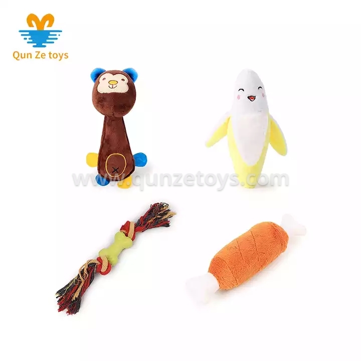 Wholesale Squeaky Dog Toys for All Dogs Made from Soft Plush Fabric Figure Plush