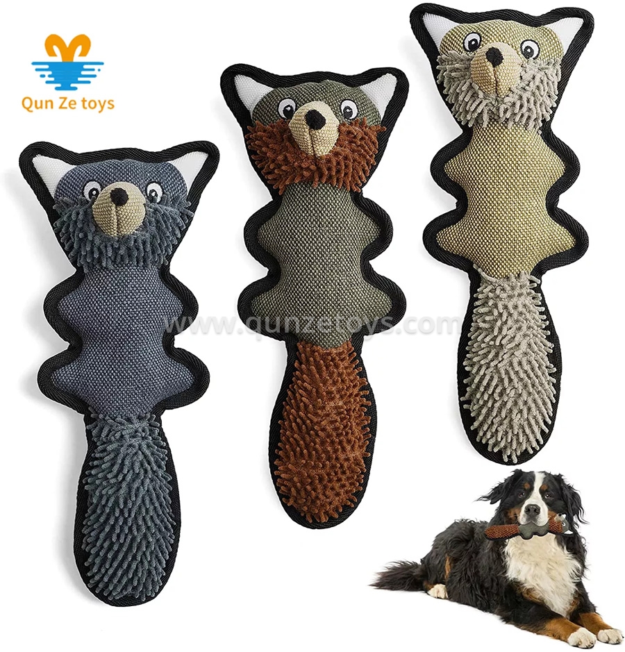 New Design 3-Pack Cute Squeak Dog Toys Stuffing Puppy Teething Puppy Plush Toy