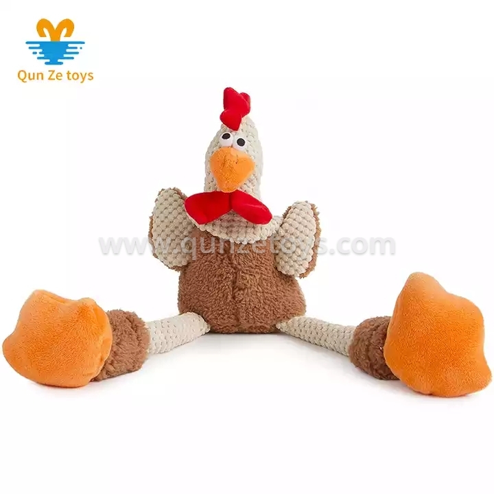 Wholesale Manufacturer Chew Stuffed Animal Toys Animal Shape Soft Squeaky Pet Do