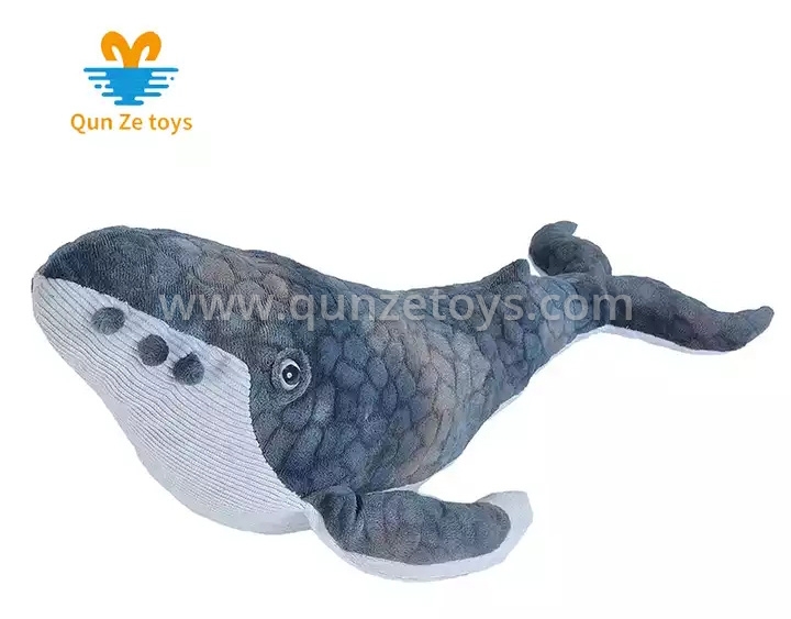 Giant Dolphin Stuffed Animals Ocean Life Soft Plush Toy Hugging Soft Whale Plush