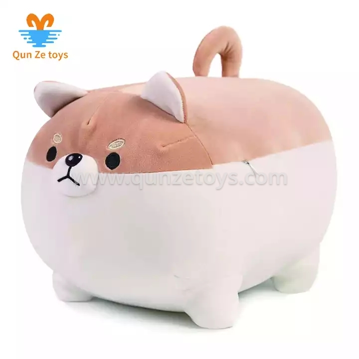 Soft Chubby Buddy Throw Hugging Pillow Stuffed Animal Doll Toy Corgi Plush Pillo