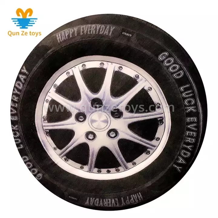 Creative Wheel Plush Pillow Soft Car Tire Pillow For Car Room Good Parent Child 
