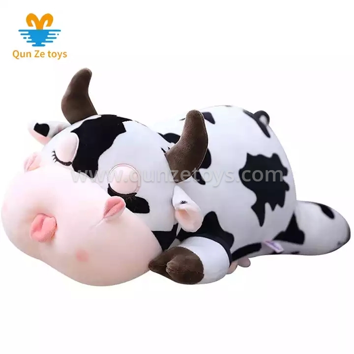 Cute Soft Cow Pillow Plush Toys Gifts For Kids Cow Stuffed Animal Pillow Plush T