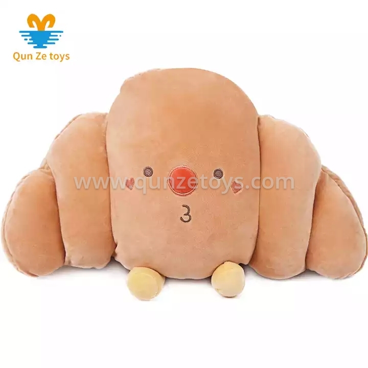 Soft Cuddle Food Pillow Plush Gifts For Kids Cute Bread Plush Pillow Toy