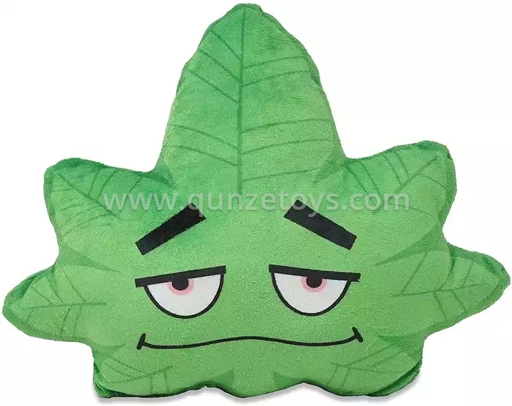 Leaf Stuffed Plush Toy Pillow Plush Pillow Soft Cushion for office Naps Customiz