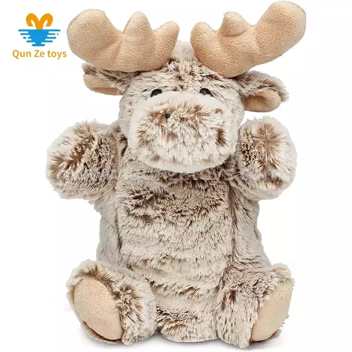 Wholesale New Style High Quality Soft Furry Stuffed Animal Hand Puppet Toy For K