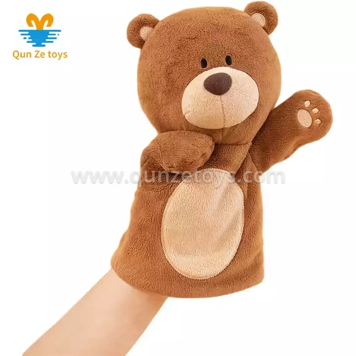 Wholesale High Quality Teddy Bear Plush Toy Hand Puppet With Movable Arms Hand P