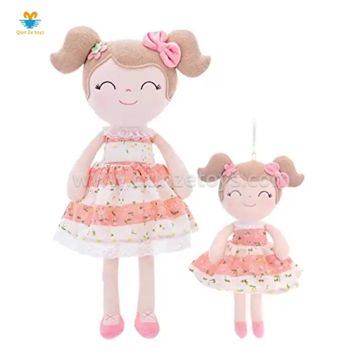 Baby Doll Girl Gifts Toys Rag Dolls Soft Spring Girls Pink Custom Dolls Plush To