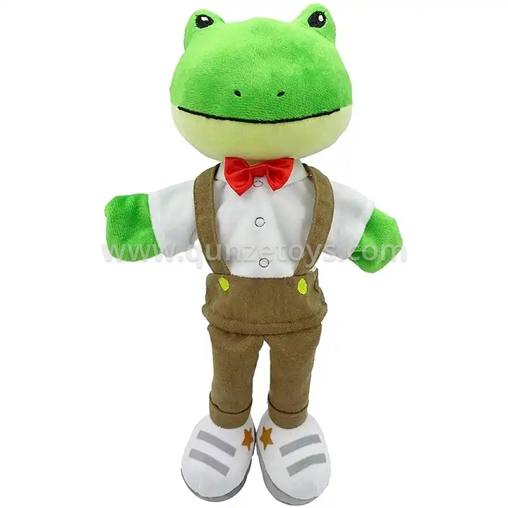Plush Water Friends Soft Rag Doll The Frog Interchangeable Clothing with Other 