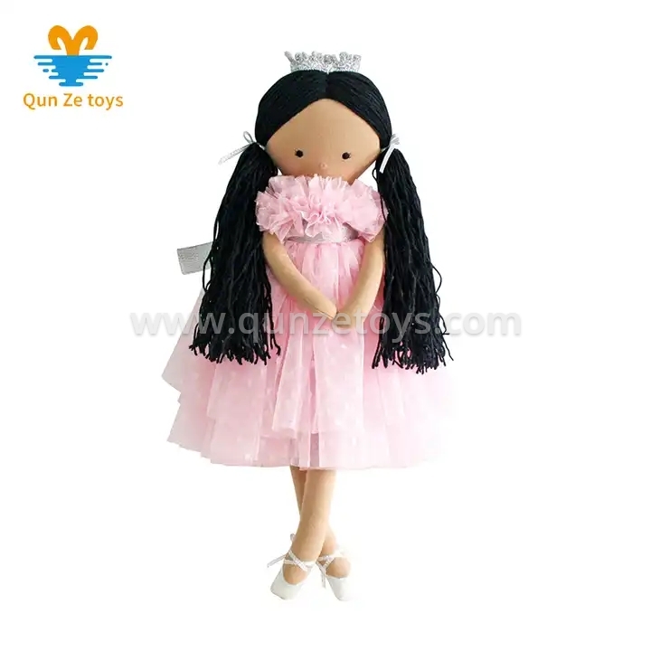 Factory Oem Wholesale Braid Promotional Gifts Stuffed Plush Girl rag Dolls