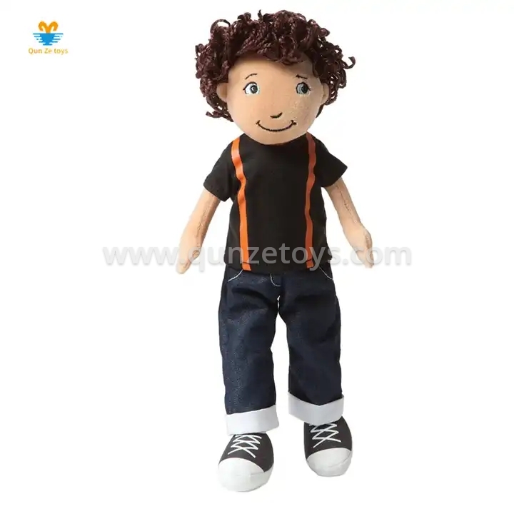 Activity Plush Stuffed Doll Toy for Kids Ballerina Africa Plush Boy Doll