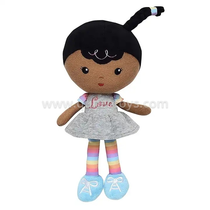 Lovely Stuffed Custom Cuddly Baby Girl Toy Gifts Beautiful Doll Plush Toy Baby