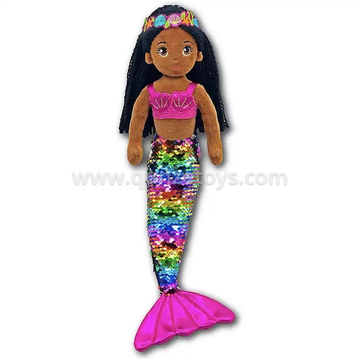 Lovely Stuffed Custom Mermaid Toys For Little Girls Plush Toy Doll