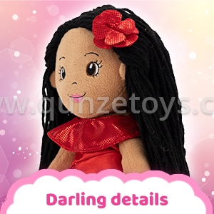 plush doll in red dress8