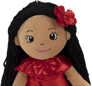 plush doll in red dress4