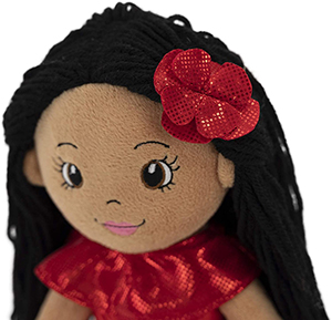 plush doll in red dress3