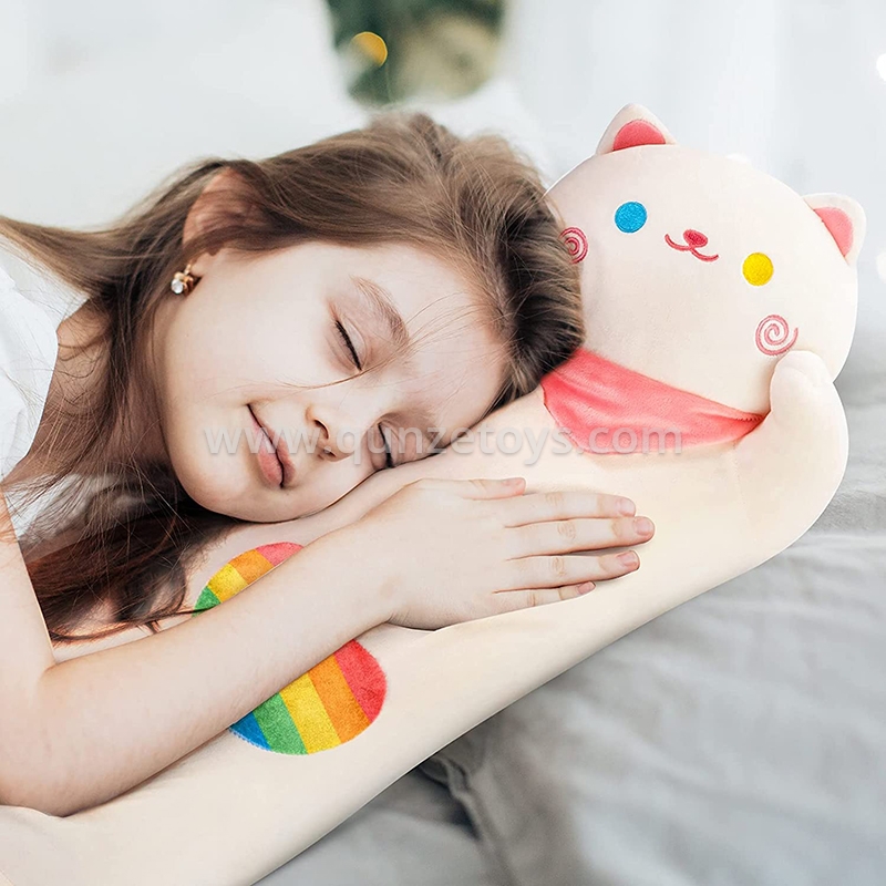 Rainbow Cat Plush Throw Pillow 2