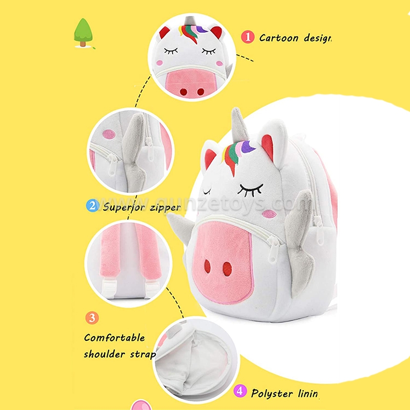 backpack plush unicorn 6