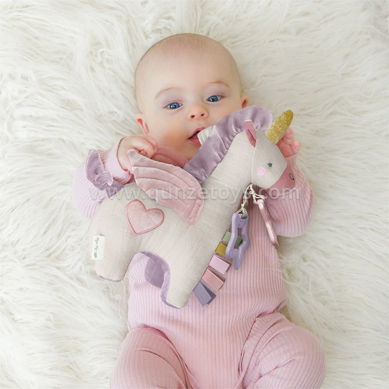 custom rattle plush toy